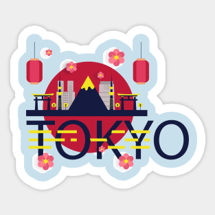 Japan tokyo Sticker